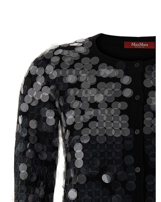 Max Mara Black 'Necton' Cardigan