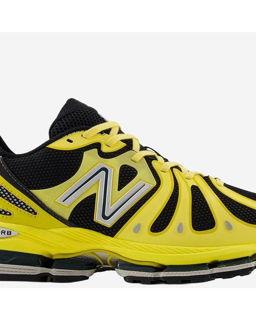 New Balance Yellow Sneakers 1890 Synthetic/Mesh Trainers