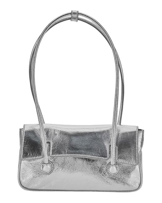 MARGE SHERWOOD Gray Shoulder Bag Leather