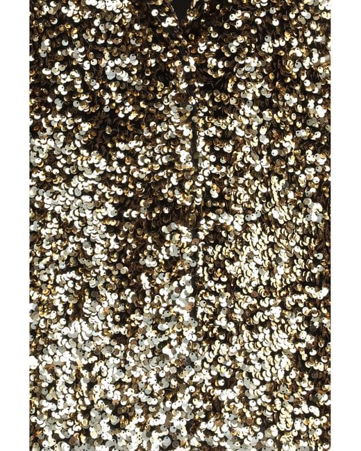 Ella Black Single-Breasted Jacket With Sequins
