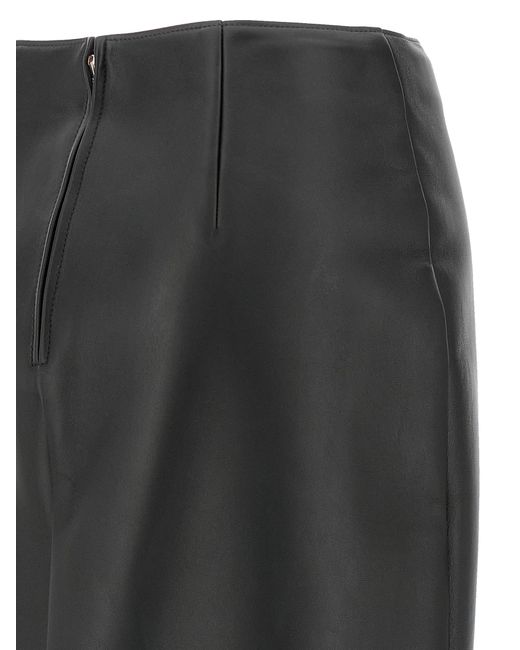 Fendi Black Nappa Skirt