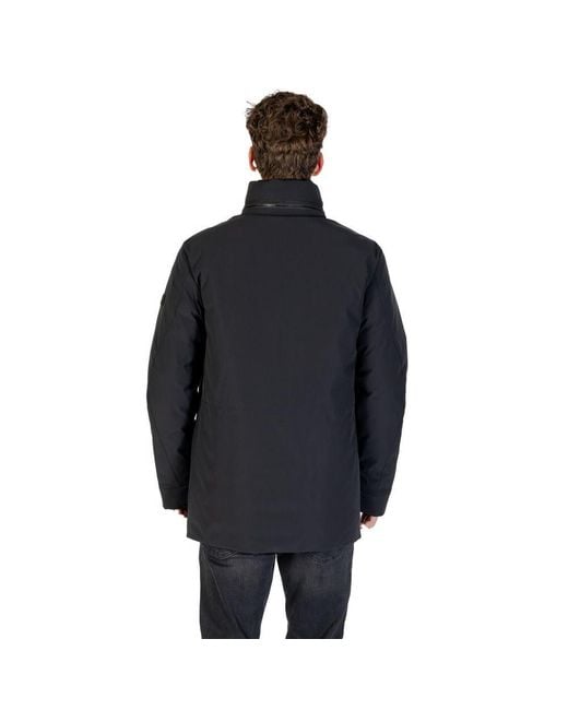 Peuterey Black Polyester Parka for men