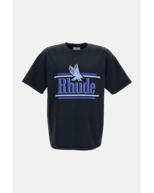 Rhude Blue Rossa Tee for men