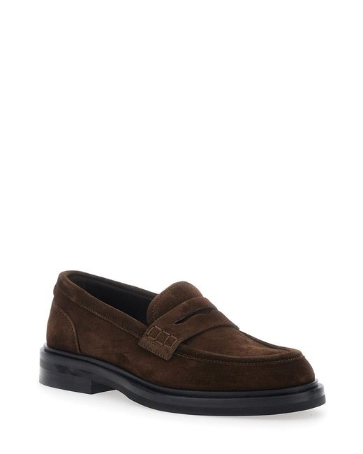 Dolce & Gabbana Brown Loafers Suede