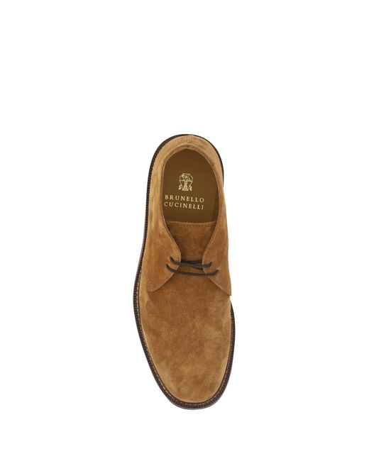 Brunello Cucinelli Brown Lace Up for men