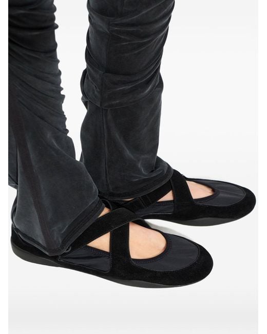 Tory Burch Black Romy Sport Ballets