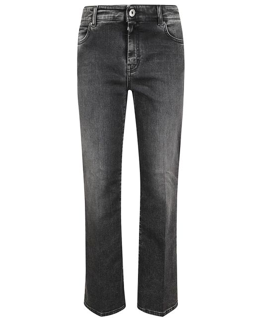 Weekend by Maxmara Gray Denim Zolfo-Indaco Co-Pl Monoelastico Trama Cotone Jean