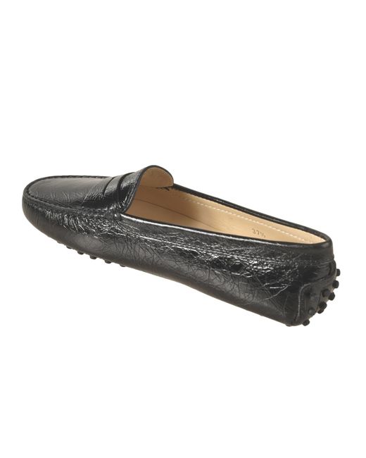 Tod's Black Gommini Loafers