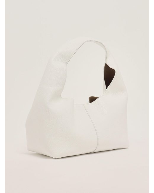 Liviana Conti Natural Medium Hobo Shoulder Bag