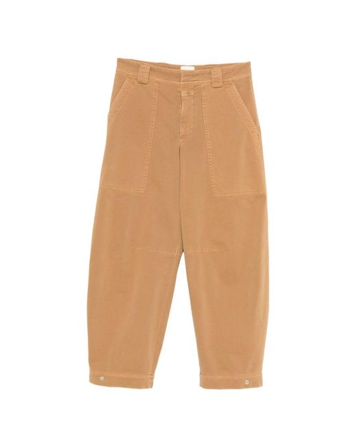 Closed White Barrel Denim Jeans