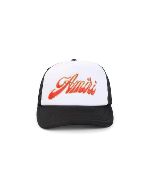 Amiri Red Groovy Trucker Hat for men