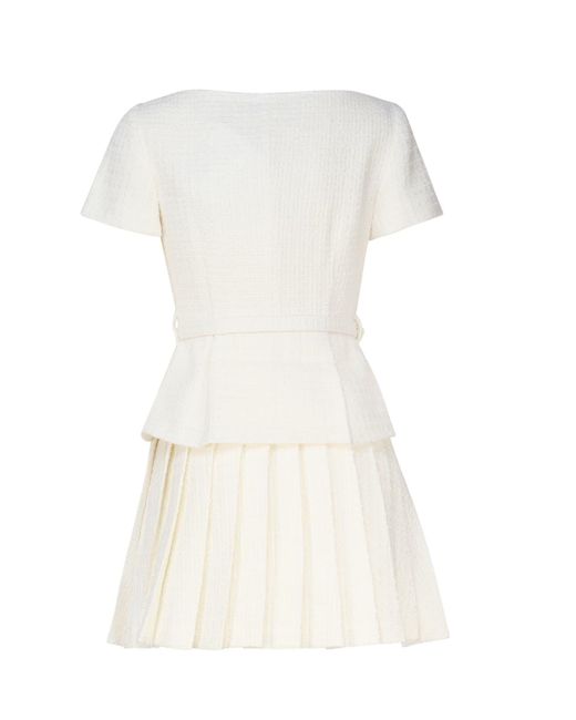 strapless open back dress Manning Cartell Double Time Pleat Maxi Dress