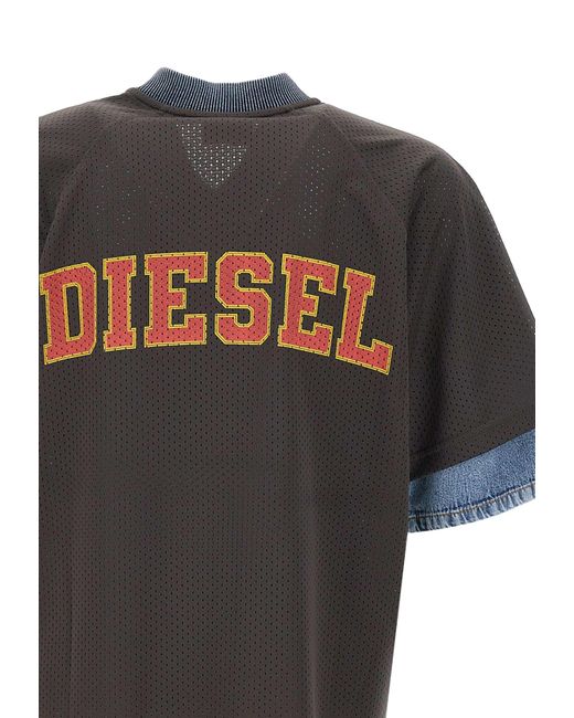 DIESEL Gray T-Voxt T-Shirt for men