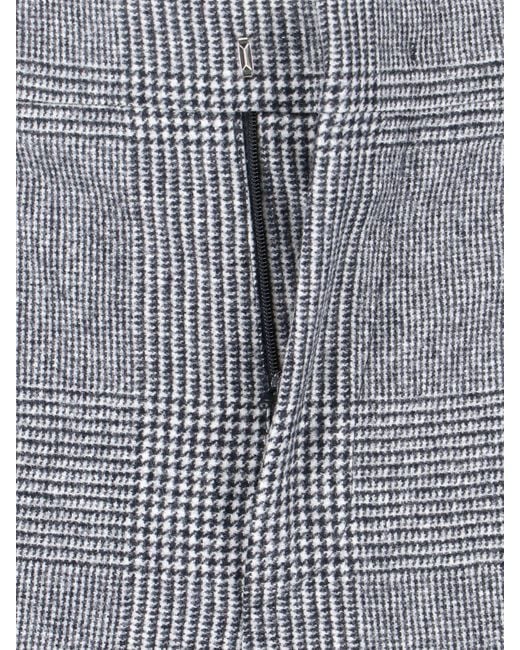 Tagliatore Gray Double-Breasted Virgin Wool Suit