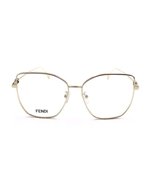 Fendi Metallic Fe50084U 030 Glasses