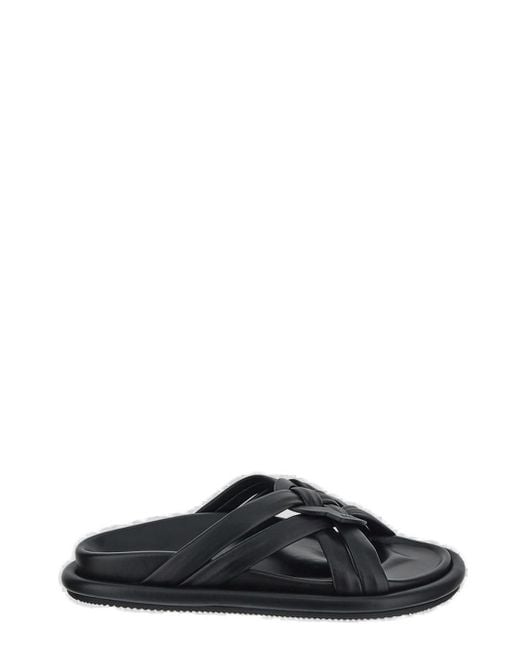 Moncler Black Bell Soft Sandal