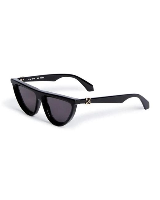 Off-White c/o Virgil Abloh Black Sunglasses Geometric Full Rim, Frame And Dark Lens Oeri13Vjasper1007