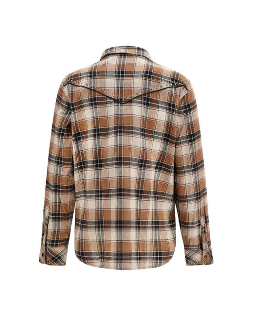 P.A.R.O.S.H. Multicolor Cowboy Shirt Cotton