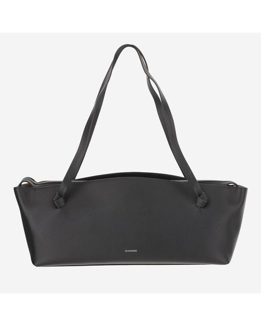 Jil Sander Black Leather Bag Shoulder