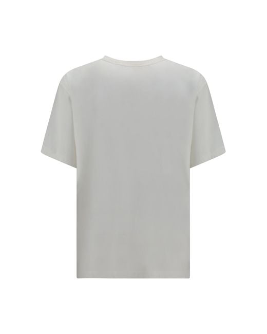 MM6 by Maison Margiela Gray Overdye Jersey T-Shirt Cotton T-Shirts for men
