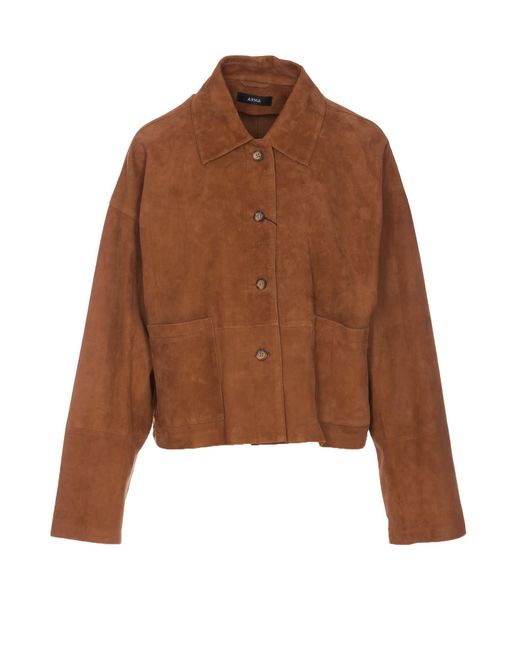 Arma Brown Imma Suede Jacket