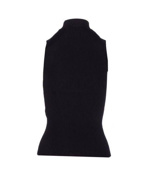 Khaite Black Benita Top