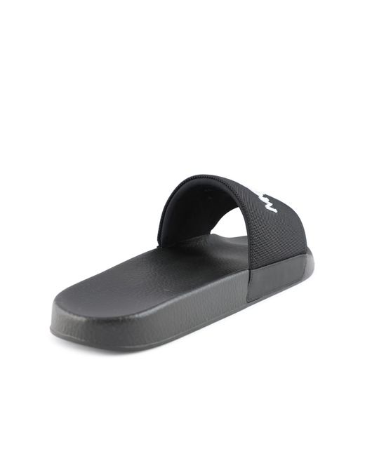 Moncler Black Basile X Slides Shoes for men