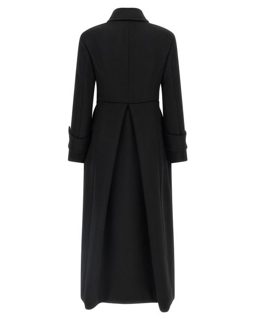 Max Mara Black Wool Coat Clothing