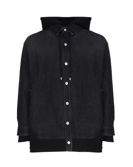 Loewe Black Hooded Jacket for men