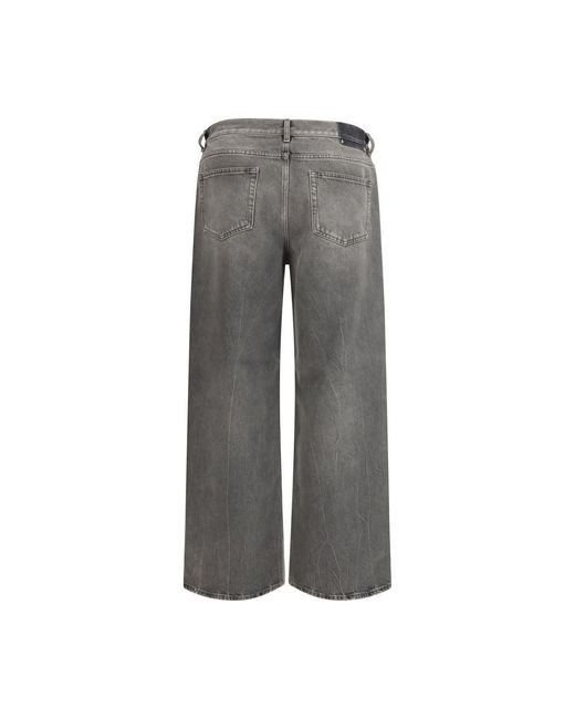 Golden Goose Deluxe Brand Gray Cotton Relaxed Fit Jeans for men