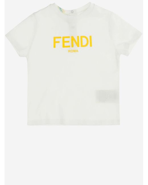 Fendi White T-Shirt Cotton Jersey T-Shirts for men