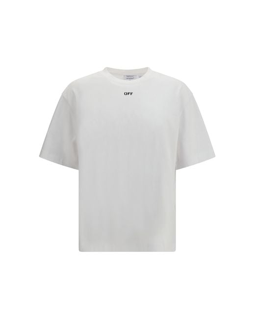 Off-White c/o Virgil Abloh White Chain Araldic Arrow T-Shirt Cotton T-Shirts for men