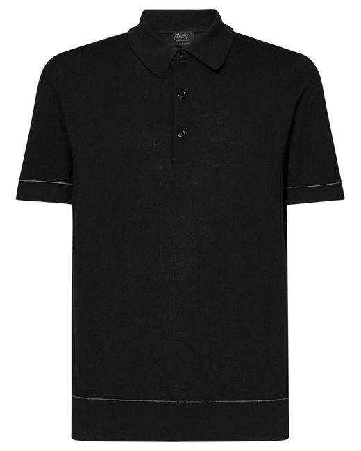 Brioni Black Polo Shirt for men