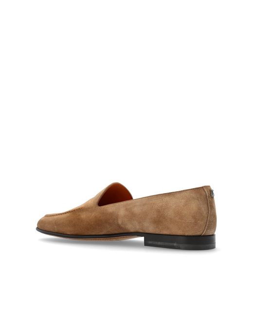 Dolce & Gabbana Brown Dolce & Gabbana Suede Shoes Split for men