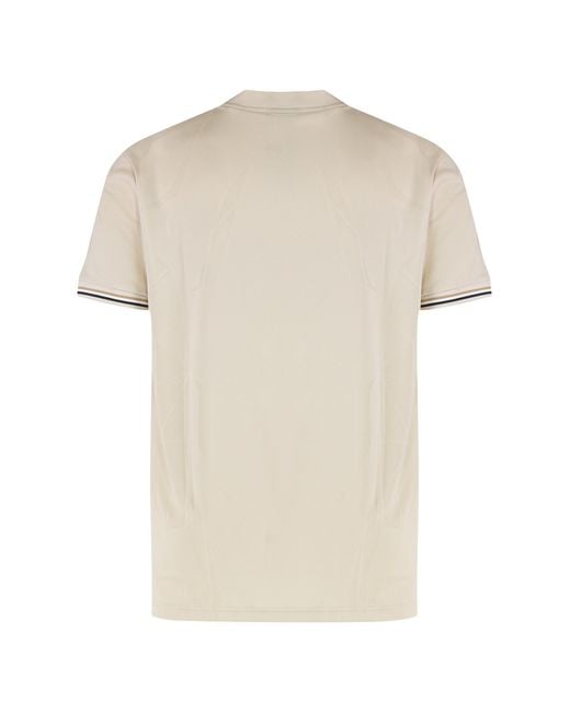 Boss Natural Technical Fabric T-Shirt Polyester T-Shirts for men