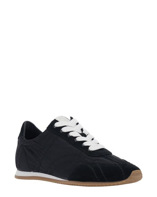 Totême Black Low-Top Sneakers Flex Suede Trainers
