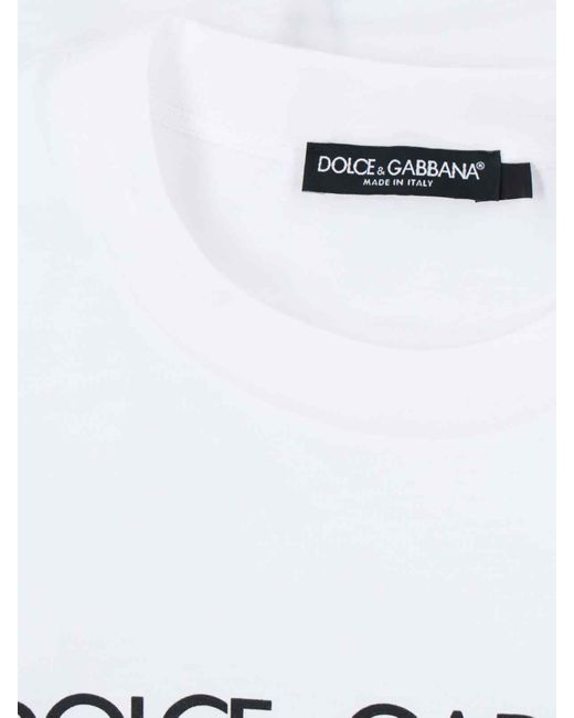 Dolce & Gabbana White T-shirt Logo