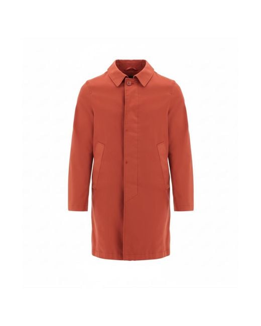 Herno Red Coat Im000297U-13153-5700T02 Paprika Clothing for men