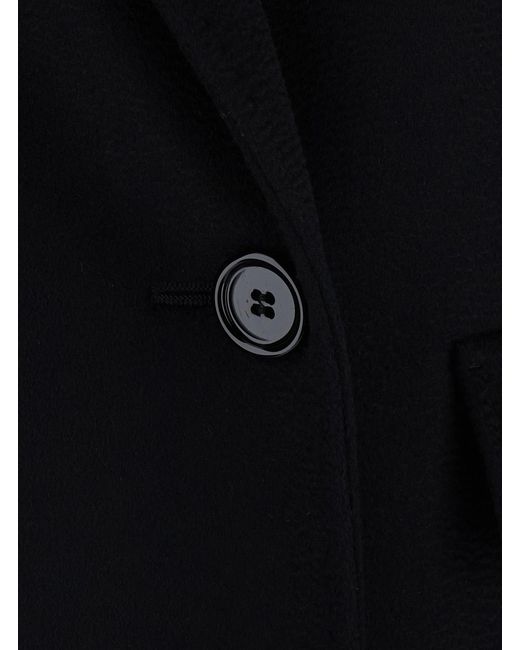 Max Mara Black Wool Coat Msteffige