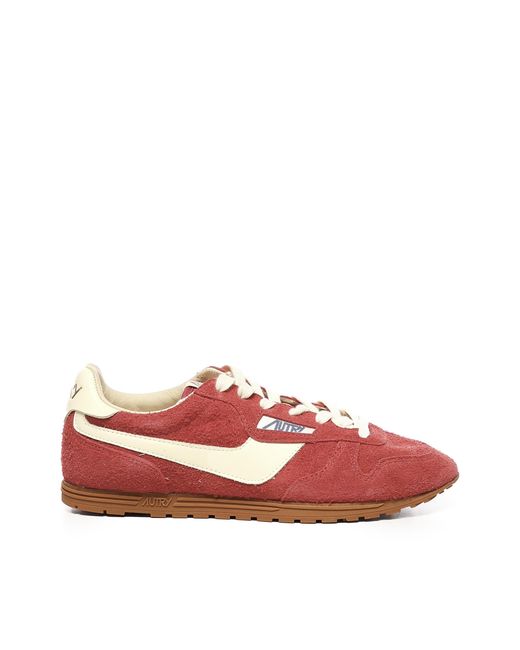 Autry Red Sneakers Suede for men