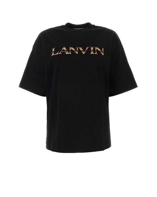 Lanvin Black Curb T-shirt