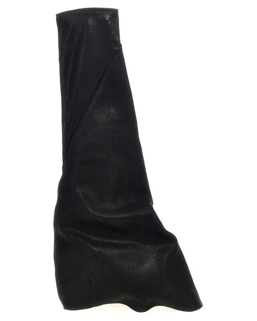 Rick Owens Black 'Fetish' Boots