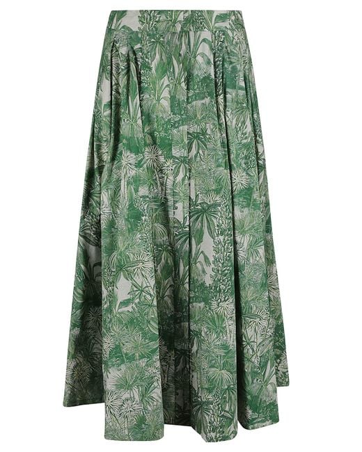 Max Mara Studio Green Palla Skirt