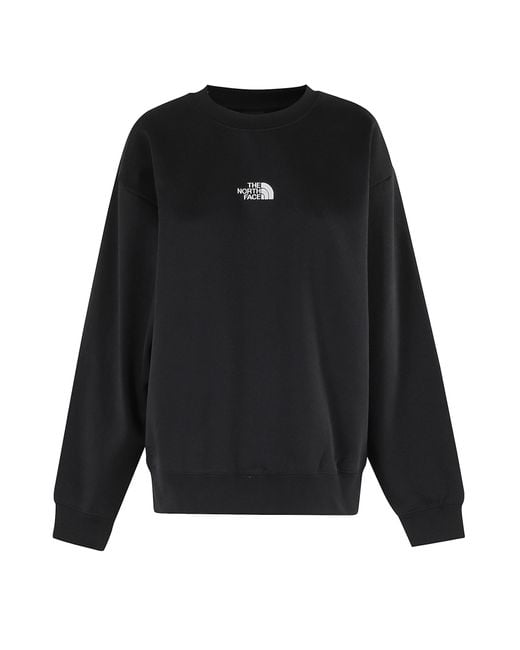 The North Face Black W Essential Oversize Crew