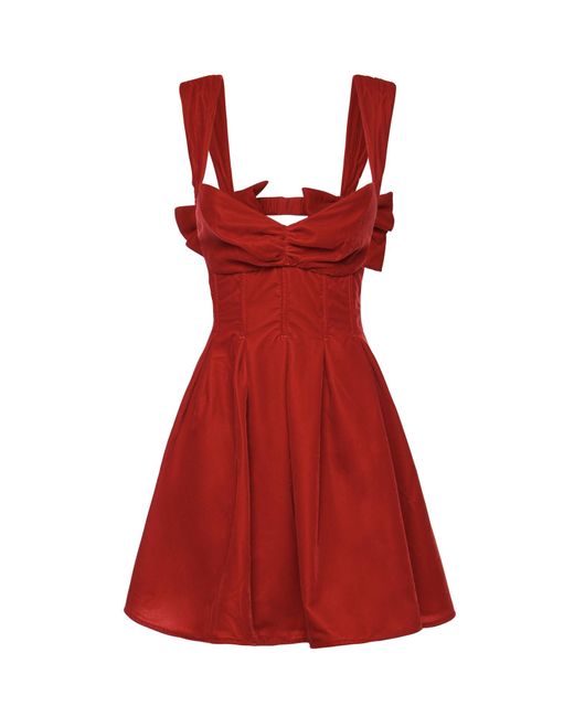 For Love & Lemons Red Dresses Polyester