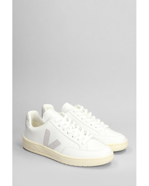 Veja White V-12 Sneakers for men