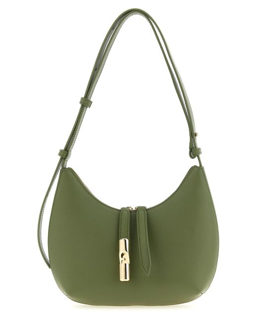 Furla Green Goccia Shoulder Bags