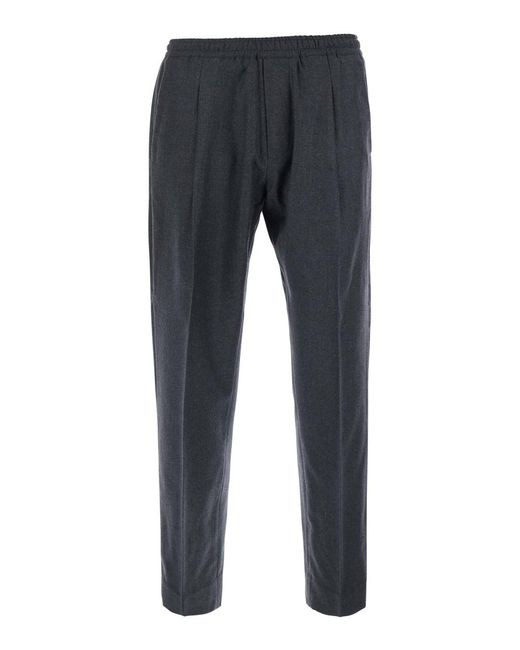 Low Brand Blue Tokyo Pants Technical Fabric Trousers for men