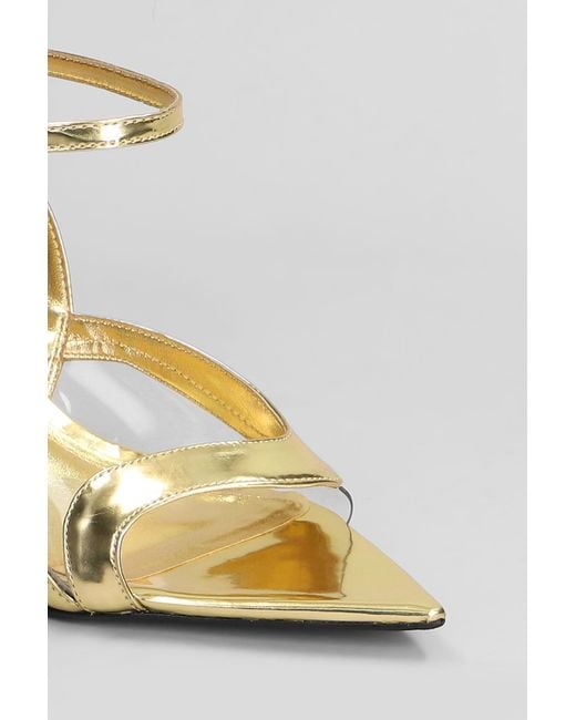 SCHUTZ SHOES Metallic Sandals