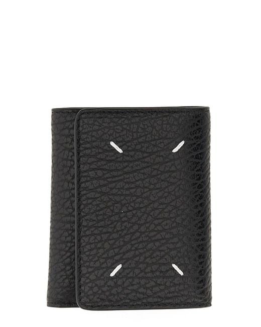 Maison Margiela White Leather Wallet & Purses